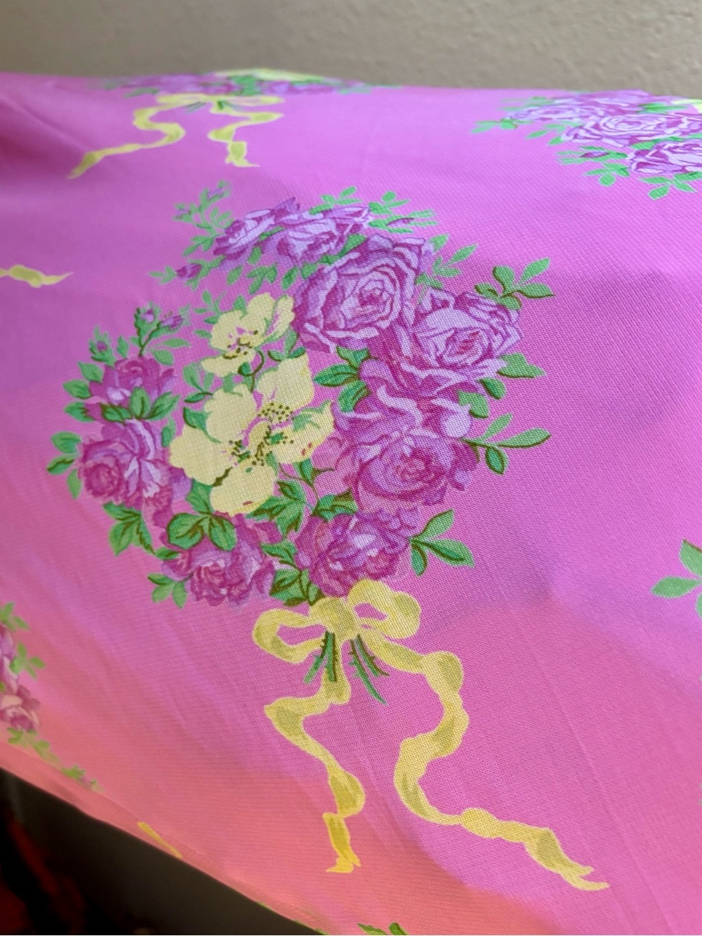Betsey Johnson Pink Bouquet Slip Dress - Picture 4 of 4